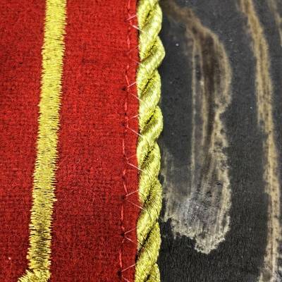 Вымпел малый с вышивкой Гвардия России 13х16 красный (4502038) - HAKKI.RU