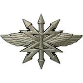 Эмблема ( знак ) петличная ( петлица ) Войска связи защитная (2102018)  - ВОЕНТОРГ ТЫЛОВИК