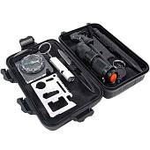 Набор для выживания TAC тактический Survival Kit Universal 8 предметов в кейсе черный (3318999) - ВОЕНТОРГ ТЫЛОВИК