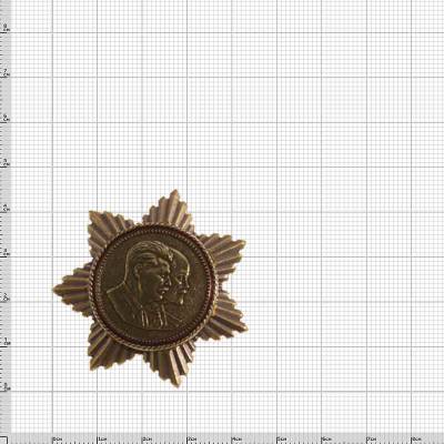 Знак нагрудный Звезда Ленин Сталин закрутка (2301865) - HAKKI.RU