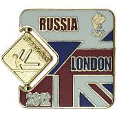 Значок ( знак ) олимпийский Лондон / London 2012 команда России Художественная гимнастика / Gymnastics Artistics коллекционный на пимсе (2308029) - ВОЕНТОРГ ТЫЛОВИК