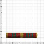 Планка №2 МВД За отличие в военной службе 2 и 3 степени на заколке (2405095) - ВОЕНТОРГ ТЫЛОВИК