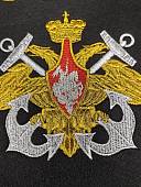 Вымпел большой с вышивкой ВМФ России 25х32 черный (4504021) - ВОЕНТОРГ ТЫЛОВИК