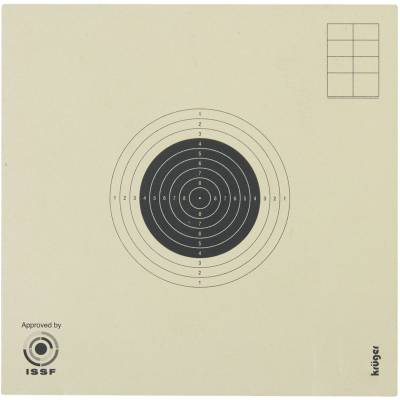Мишень KRUGER для тренировочной стрельбы инверсная 10х10 картонная (3209999) - HAKKI.RU
