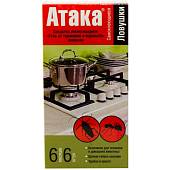 Средство защиты ( гель ) АТАКА инсектицидное от тараканов и муравьев ловушка 6 штук (3313985) - ВОЕНТОРГ ТЫЛОВИК