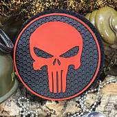 Нашивка ( шеврон патч patch ) тактическая КАРАТЕЛЬ 3D PVC  ( пластизоль ) на липучке D-7 черная (2504331) - ВОЕНТОРГ ТЫЛОВИК