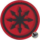 Нашивка ( шеврон патч patch ) тактическая Звезда Хаоса 3D PVC ( пластизоль ) на липучке D-5 красная (2504236) - ВОЕНТОРГ ТЫЛОВИК