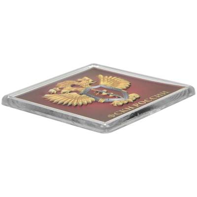 Магнит с символикой ФСКН России бордовый (4404026) - HAKKI.RU