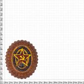 Мыло ручной работы ( авторское ) Кокарда общевойсковая офицерская СССР (4804992) - ВОЕНТОРГ ТЫЛОВИК