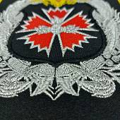 Вымпел с символикой ГРУ ГШ ВС РФ вышитый средний 14х20 черный (4503091) - ВОЕНТОРГ ТЫЛОВИК