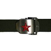 Ремень стропа брючный мужской с бляхой ( пряжкой ) Red Star ( Красная звезда ) D115-27 оливковый (1606944) - ВОЕНТОРГ ТЫЛОВИК