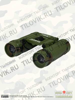 Бинокль TASCO 8х21 131м/1000м камуфлированный оливковый (3001997) - HAKKI.RU