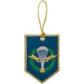 Вымпел мини в авто с вышивкой ВДВ России 10х7 голубой (4501033) - ВОЕНТОРГ ТЫЛОВИК