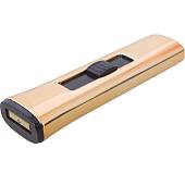 Зажигалка электронная с зарядкой от USB золотистая (4403981) - ВОЕНТОРГ ТЫЛОВИК