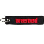Брелок с символикой Wasted  вышитый полоса ( лента ) 13х3 черный  (4402410) - ВОЕНТОРГ ТЫЛОВИК