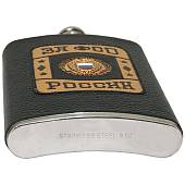 Фляга подарочная с символикой ФСО России / За ФСО России 9 OZ - 270 мл черная (4608181) - ВОЕНТОРГ ТЫЛОВИК