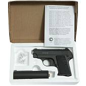 Пистолет GALAXY пневматический страйкбольный Colt 25 с глушителем магазин 7 шт калибр 6 мм (3219028) - ВОЕНТОРГ ТЫЛОВИК