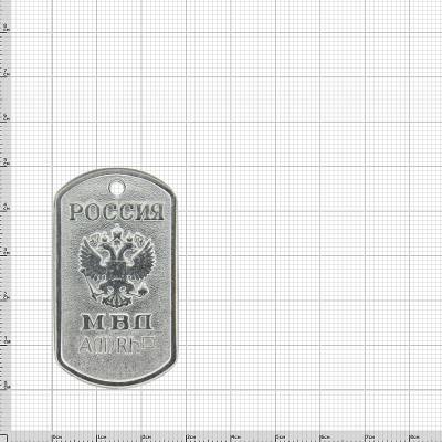 Жетон Россия МВД группа крови А ( II ) Rh - (2103045) - HAKKI.RU