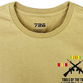 Футболка 726 GEAR мужская Tools of the trade Vietnam коричневая (1214015) - ВОЕНТОРГ ТЫЛОВИК