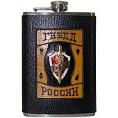 Фляга подарочная с символикой ГИБДД России 9 OZ - 270 мл (4608057) - ВОЕНТОРГ ТЫЛОВИК