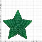 Мыло ручной работы ( авторское ) Звезда рифленая 10,5х10,5 зеленая (4804112) - ВОЕНТОРГ ТЫЛОВИК