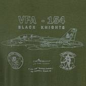 Футболка 726 GEAR мужская Black kinghts one five four оливковая (1214029) - ВОЕНТОРГ ТЫЛОВИК