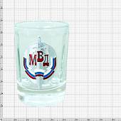 Набор подарочный стопки ( рюмки ) с символикой МВД России 3х50 мл (4620142) - ВОЕНТОРГ ТЫЛОВИК