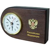 Часы настольные с символикой Герб ( орел ) России деревянные (4103076) - ВОЕНТОРГ ТЫЛОВИК