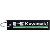 Брелок с символикой KAWASAKI ( КАВАСАКИ ) вышитый полоса ( лента ) 13х3 черный (4402980) - ВОЕНТОРГ ТЫЛОВИК