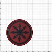 Нашивка ( шеврон патч patch ) тактическая WARHAMMER CHAOS ( хаос ) 3D PVC ( пластизоль ) на липучке D-5 красная (2504182) - ВОЕНТОРГ ТЫЛОВИК