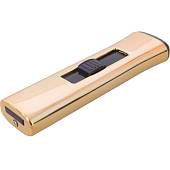Зажигалка электронная с зарядкой от USB золотистая (4403981) - ВОЕНТОРГ ТЫЛОВИК
