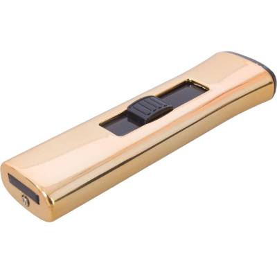 Зажигалка электронная с зарядкой от USB золотистая (4403981) - HAKKI.RU
