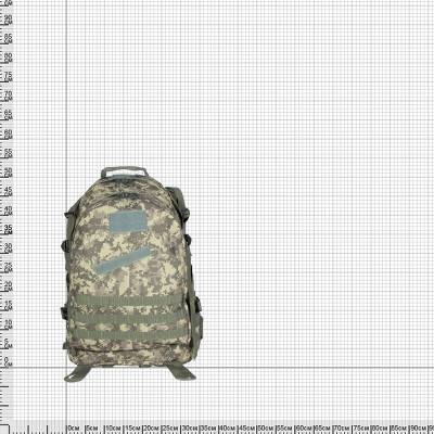 Рюкзак TAC тактический 32х50х28 45 л цифра белая (3306962) - HAKKI.RU