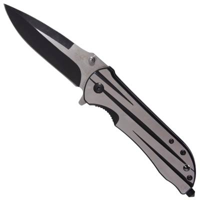 Нож складной BENCHMADE полуавтоматический с клипсой серебристый (3913038) - HAKKI.RU