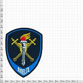 Нашивка ( шеврон ) на рукав Следственные подразделения МВД России 7х10 вышитая на липучке темно-синяя (2503787) - ВОЕНТОРГ ТЫЛОВИК