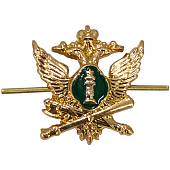 Эмблема ( знак ) петличная ( петлица ) ФССП России золотистая (2102991) - ВОЕНТОРГ ТЫЛОВИК