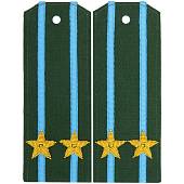 Погоны ВДВ / ВКС на офисную форму Подполковник рип-стоп ручная-вышивка (2203997) - ВОЕНТОРГ ТЫЛОВИК