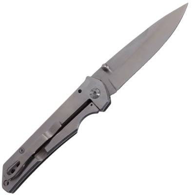 Нож складной BUCK с клипсой коричневый (3914064)  - HAKKI.RU