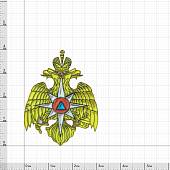 Наклейка металлизированная МЧС России 40х30 (4420078) - ВОЕНТОРГ ТЫЛОВИК