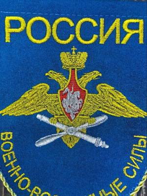 Вымпел малый ВВС РОССИИ 14х18 см голубой (4502090) - HAKKI.RU