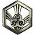 Эмблема ( знак ) петличная ( петлица ) РХБЗ защитная (2102084) - HAKKI