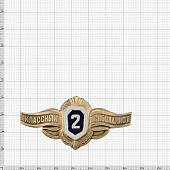 Знак нагрудный Классность рядовой состав 2 класс булавка (2301121) - ВОЕНТОРГ ТЫЛОВИК