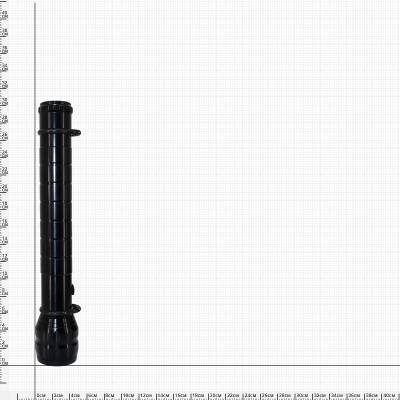 Фонарь LED Flashlight светодиодный D2038A с компасом черный (3311991) - HAKKI.RU