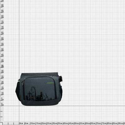 Сумка ( портфель ) горизонтальная К-286 35х30х8 серая (3310305) - HAKKI.RU