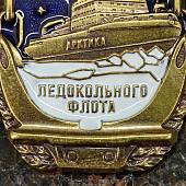 Знак нагрудный ВЕТЕРАН ЛЕДОКОЛЬНОГО ФЛОТА на закрутке (2301584) - ВОЕНТОРГ ТЫЛОВИК