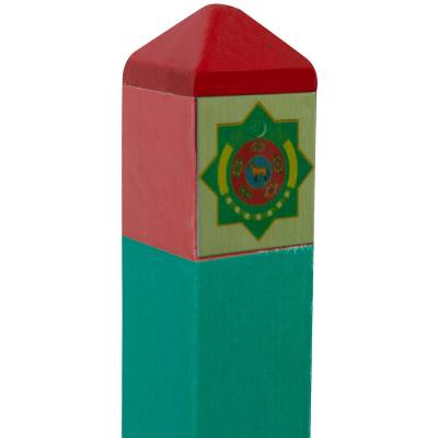 Столб пограничный сувенирный Туркменистан настольный 9х9х22 см (4803002) - HAKKI.RU