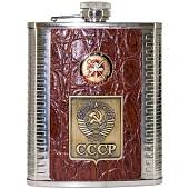 Фляга подарочная с символикой ГРУ ГШ ВС РФ / Герб СССР 20 OZ - 600 мл коричневая (4608977) - ВОЕНТОРГ ТЫЛОВИК