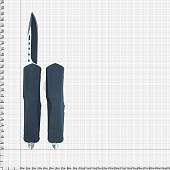 Нож складной MICROTECH автоматический выкидной Combat Troodon D/E 00556 в чехле черный (3913057) - ВОЕНТОРГ ТЫЛОВИК