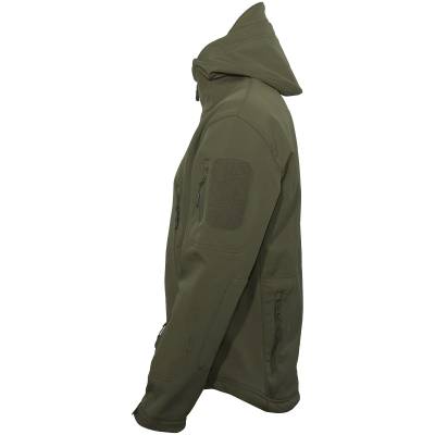 Куртка TAC SoftShell тактическая демисезонная ветровлагозащитная мембрана оливковая (1105103) - HAKKI.RU