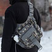 Сумка-органайзер TAC на плечо тактическая MOLLE цифра белая (3310181) - ВОЕНТОРГ ТЫЛОВИК